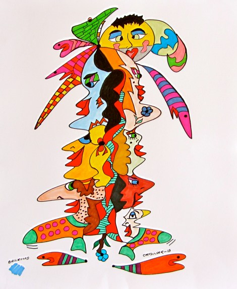 Dance On18" x 24" Watercolor & Acrylic