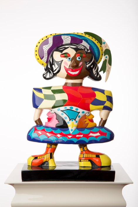 Split Personality 24" x 12" Fiberglass & Automotive Paint