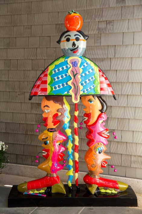 Umbrella Man 6' x 3' Fiberglass & Automotive Paint